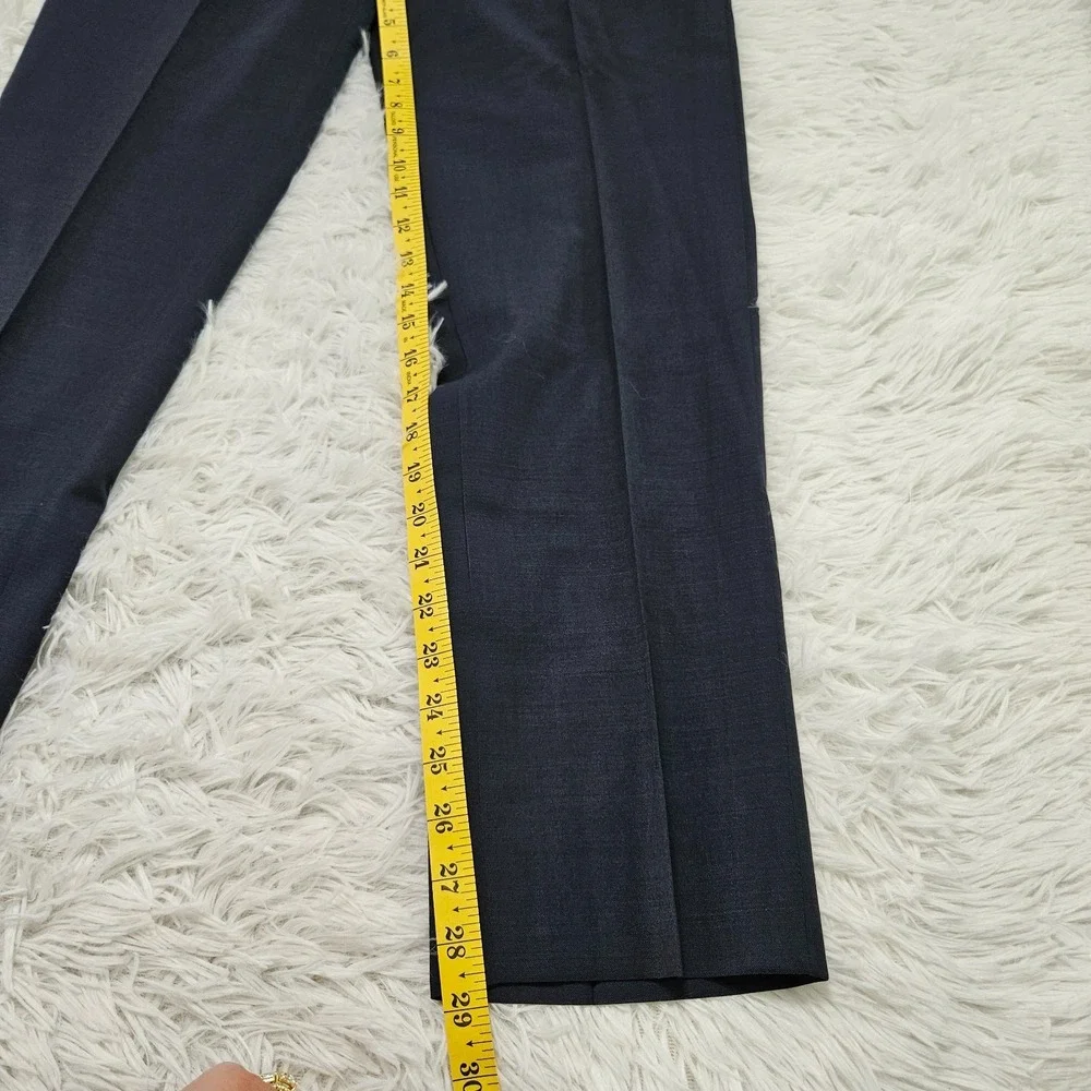 Jos. A. Bank Traveler Travel Tech Suit Mens 41R Slim Fit Navy Blue Wool Blend